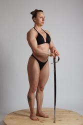 KAROLINA STANDING POSE WITH SWORD